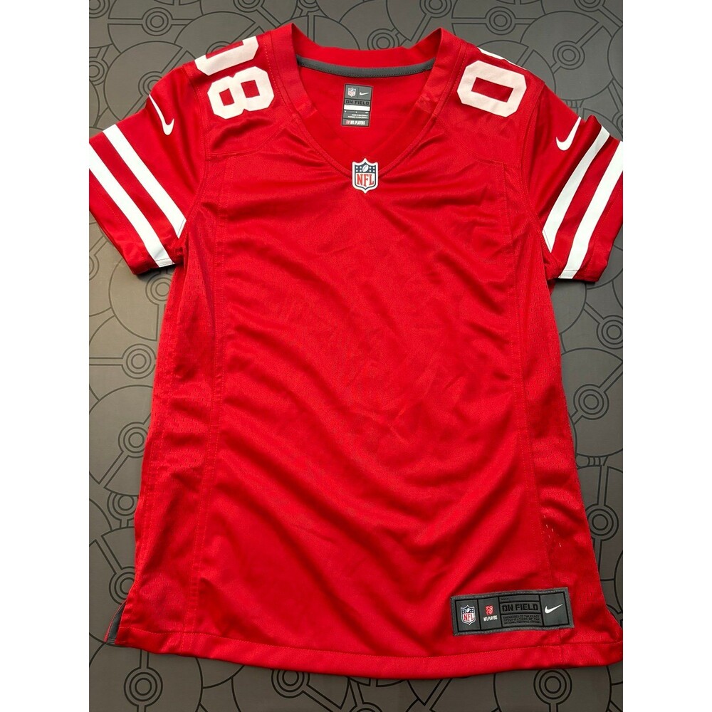 New Red 08 Nike Game Jersey Plain Blank Women’s Small NFL on field